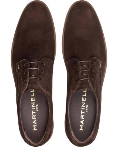 Zapatos de Hombre MARTINELLI ZAPATOS VESTIR SERRAJE MARRONES DARKBROWN