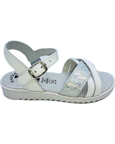 Sandalias DEMAX  de Niña SANDALIA PIEL  PLATA