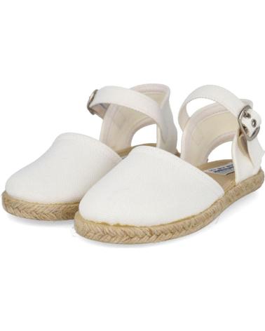 Scarpe per Bambina L&R SHOES LR SHOES 263 ALPARGATAS ESPARTO NINA BLANCO
