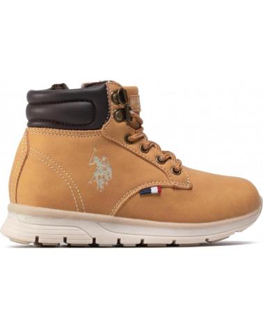 girl and boy Mid boots US POLO ASSN U S POLO ASSN CHAD-TAN BEIGE