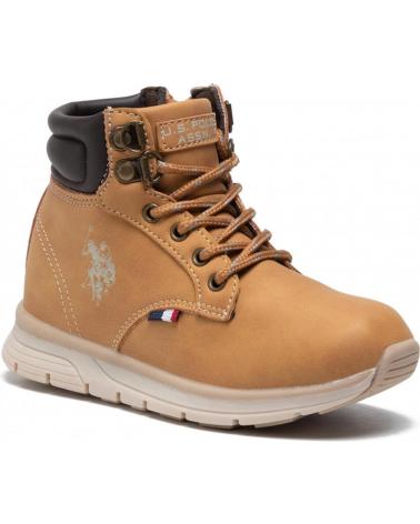 girl and boy Mid boots US POLO ASSN U S POLO ASSN CHAD-TAN BEIGE