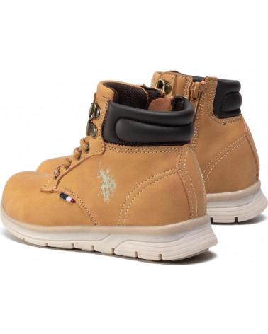 girl and boy Mid boots US POLO ASSN U S POLO ASSN CHAD-TAN BEIGE