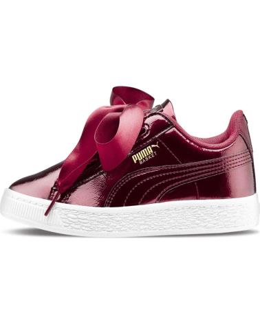 Deportivas PUMA  de Niña y Niño BASKET HEART GLAM PS  TIBETAN RED-TIBETAN RED