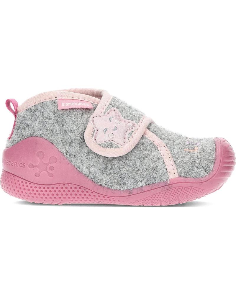 Bébé BIOMECANICS  pour Fille PANTUFLA ESTRELLITA 231293-B  GRIS