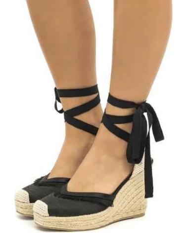 Sandalias de Mujer MARIA MARE ALPARGATA 68309 NEGRA NEGRO