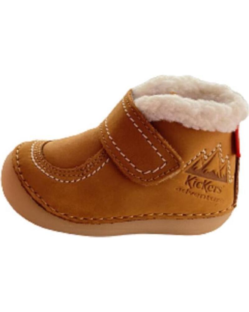 girl and boy Infant KICKERS 878501-10180021  CAMEL