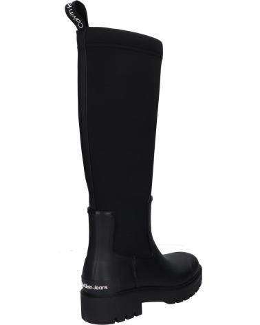 Botas de Mulher CALVIN KLEIN YW0YW00838 HIGH RAINBOOT NEOPRENE BDS TRIPLE BLACK