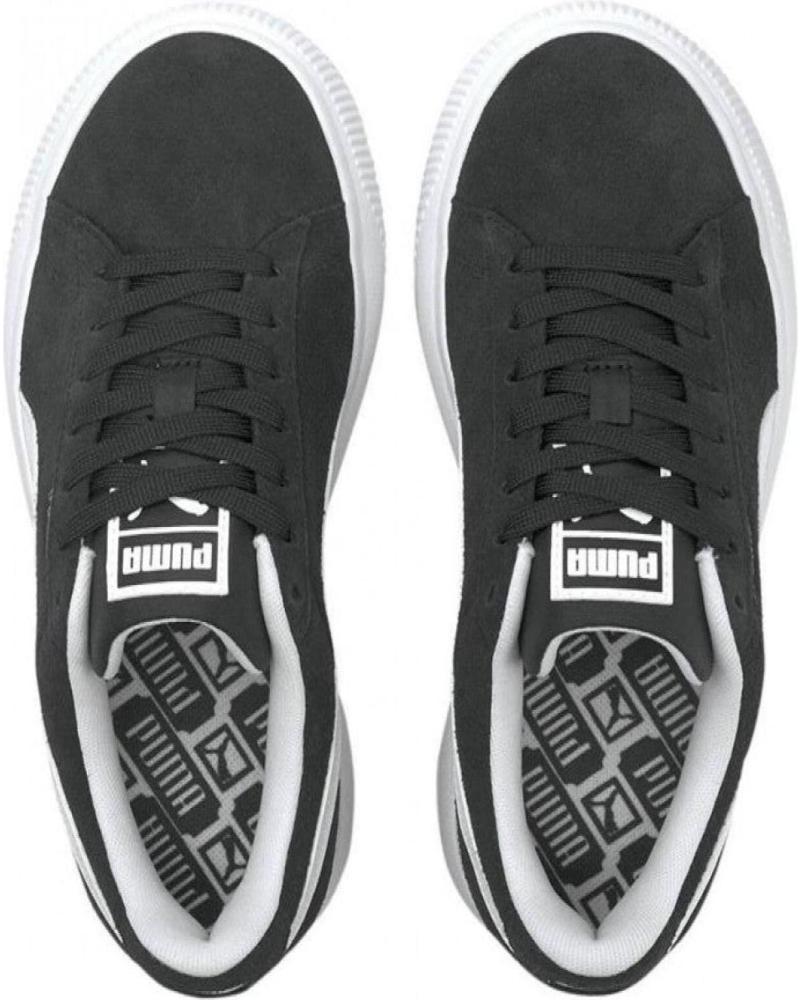 Puma suede online negro mujer