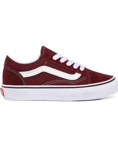 girl and boy Trainers VANS OFF THE WALL ZAPATILLAS VANS OLD SKOOL PORT ROYALE--TRUE WHITE  ROJO