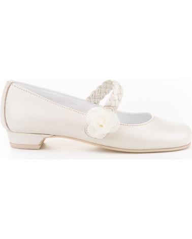 Chaussures ANGELITOS  pour Fille ZAPATO CEREMONIA 998  BEIGE