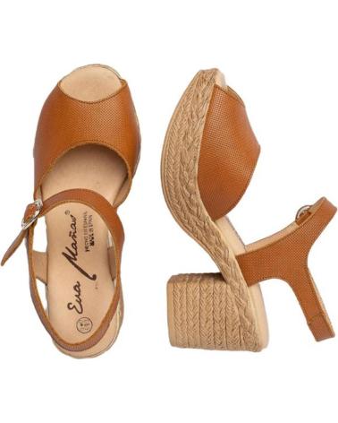 Sandali EVA MAÑAS  per Donna SANDALIA PIEL 1227  CUERO