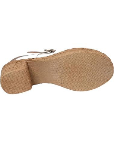 Sandales pour Femme EVA MAÑAS SANDALIA PIEL 1228 BLANCO