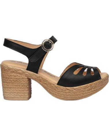 Sandali EVA MAÑAS  per Donna SANDALIA PIEL 1229  NEGRO