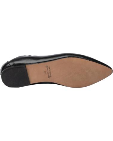 Zapatos EVA MAÑAS  de Mujer SALON BABUCHA PIEL 1480  NEGRO