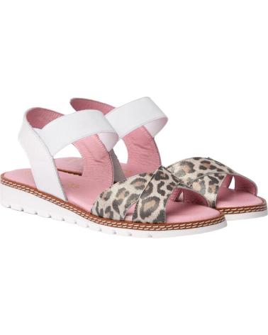 Sandales pour Fille ANGELITOS SANDALIA H  ANG626 LEOPARDO