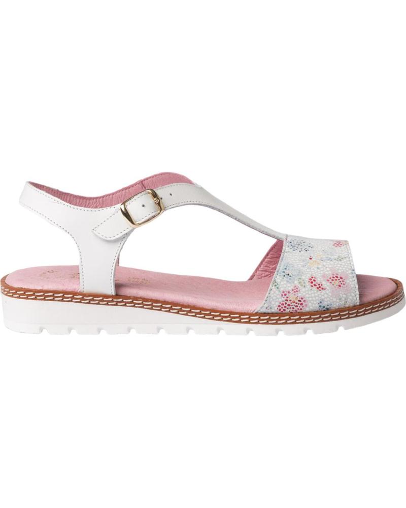 Sandales ANGELITOS pour Fille SANDALIA H FLOR ANG625 BLANCO Sandales ANGELITOS pour Fille SANDALIA H FLOR ANG625 BLANCO
