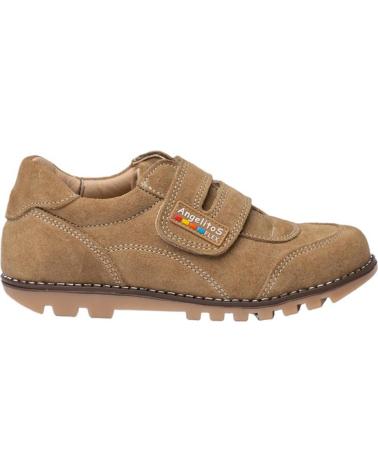 girl and boy shoes ANGELITOS DEPORTIVO PIEL 907  TAUPE
