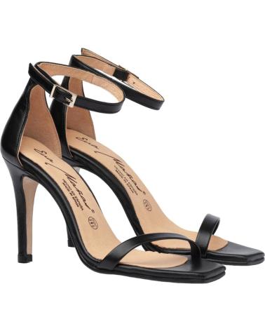 Sandali per Donna EVA MAÑAS SALON FIESTA PIEL 1472 NEGRO