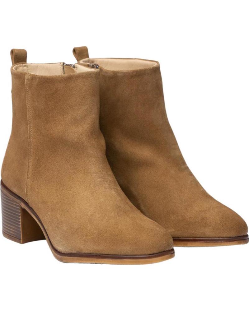Botines De Mujer EVA MA AS BOTIN PIEL SERRAJE 1305 TAUPE