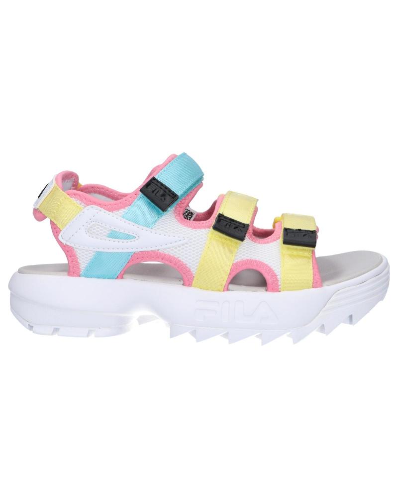Sandalias FILA  de Mujer 1010611 92X DISRUPTOR  WHITE