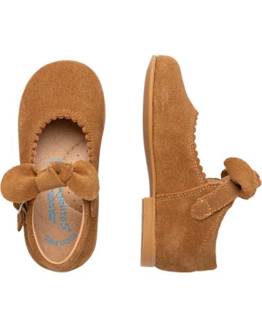 Schuhe für Mädchen ANGELITOS MERCEDITA PIEL 509 CAMEL