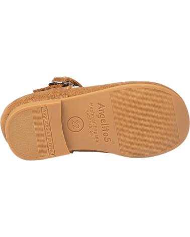 Schuhe für Mädchen ANGELITOS MERCEDITA PIEL 509 CAMEL