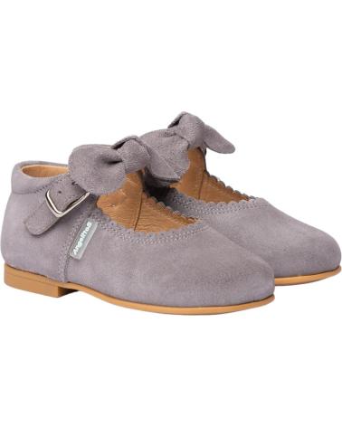 Schuhe für Mädchen ANGELITOS MERCEDITA PIEL 509 GRIS