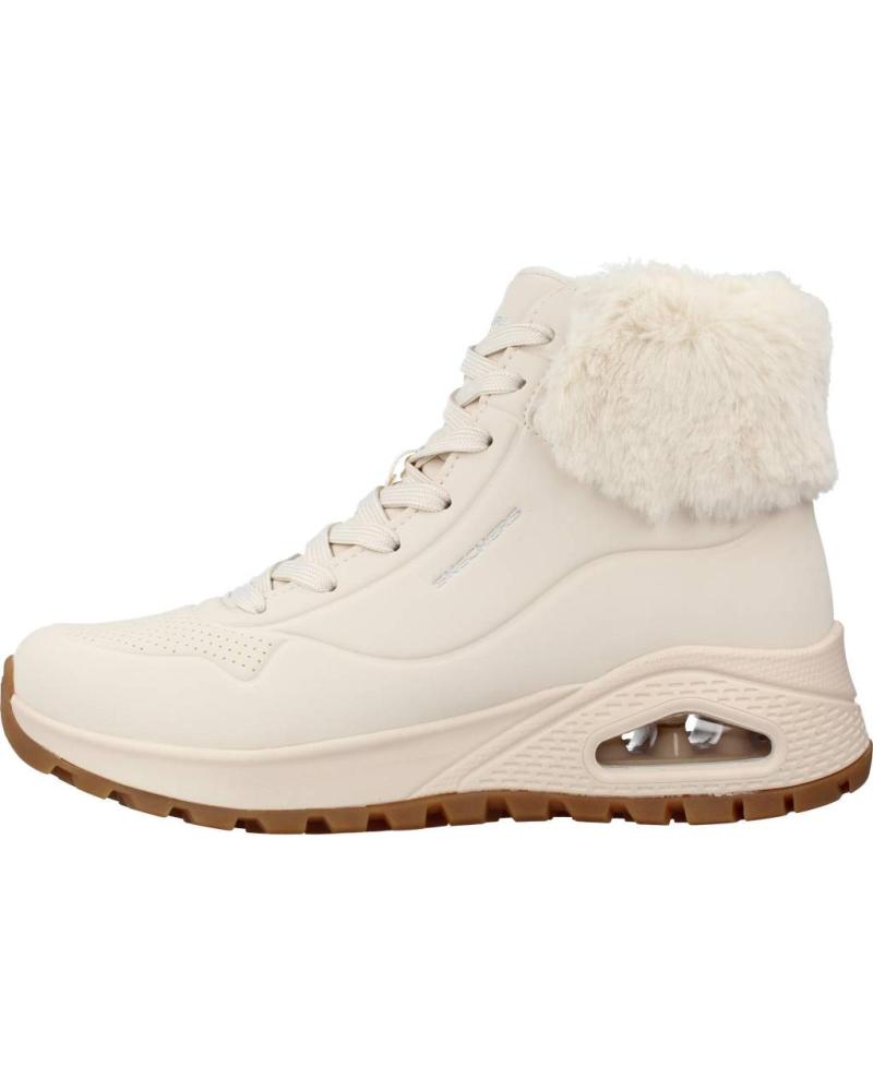 Botines De Mujer SKECHERS BOTAS OTONO INVIERNO STREET UNO VARIOS 167274 CRUDO