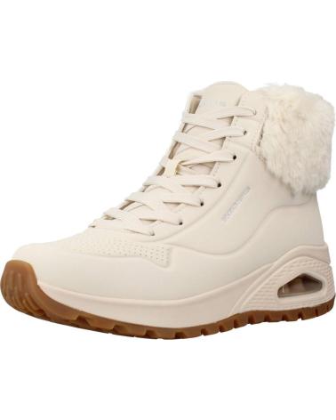 Scarpe sport SKECHERS  per Donna 167274-NAT  NATURAL DURABUCK- FAUX FUR