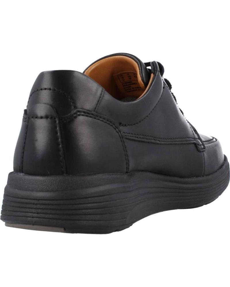 Clarks Un Abode Ease Veterschoen black leather met artikelnummer Un abode ease zwart