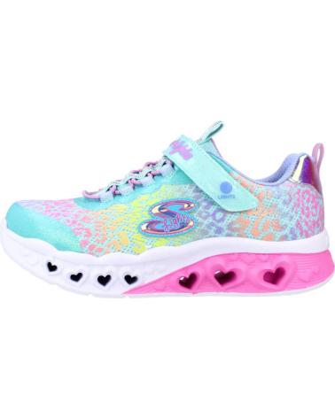 Sportivo per Bambina SKECHERS S LIGHTS FLUTTER HEART LIGHTS AZUL