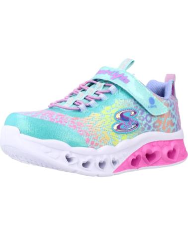 Sportivo per Bambina SKECHERS S LIGHTS FLUTTER HEART LIGHTS AZUL