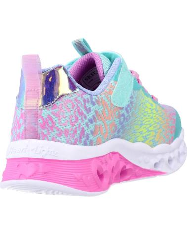 Sportivo per Bambina SKECHERS S LIGHTS FLUTTER HEART LIGHTS AZUL