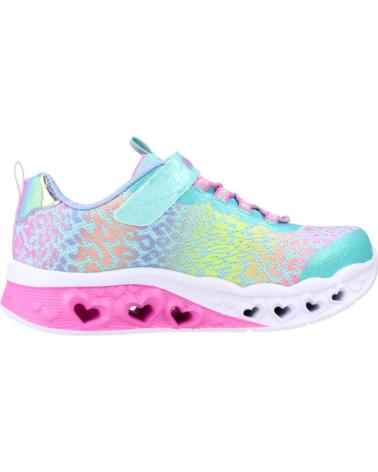 Sportivo per Bambina SKECHERS S LIGHTS FLUTTER HEART LIGHTS AZUL