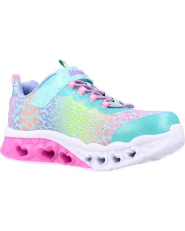 Sportivo per Bambina SKECHERS S LIGHTS FLUTTER HEART LIGHTS AZUL