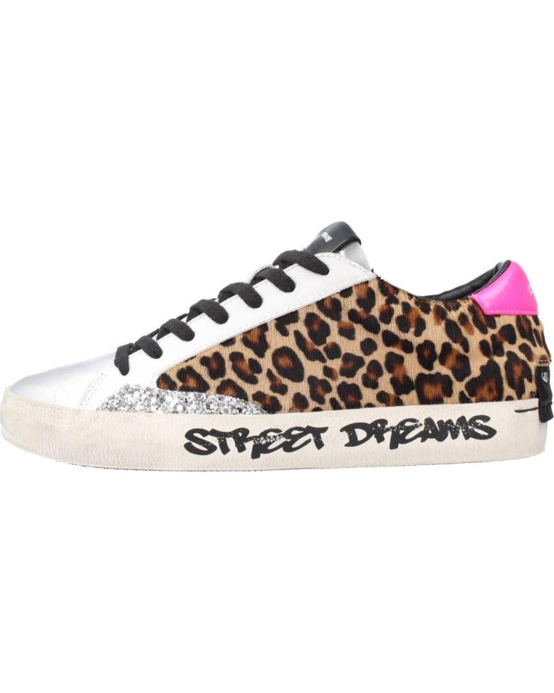 Scarpe sport CRIME LONDON per Donna LOW TOP DISTRESSED ANIMAL PRINT Scarpe sport CRIME LONDON per Donna LOW TOP DISTRESSED ANIMAL PRINT