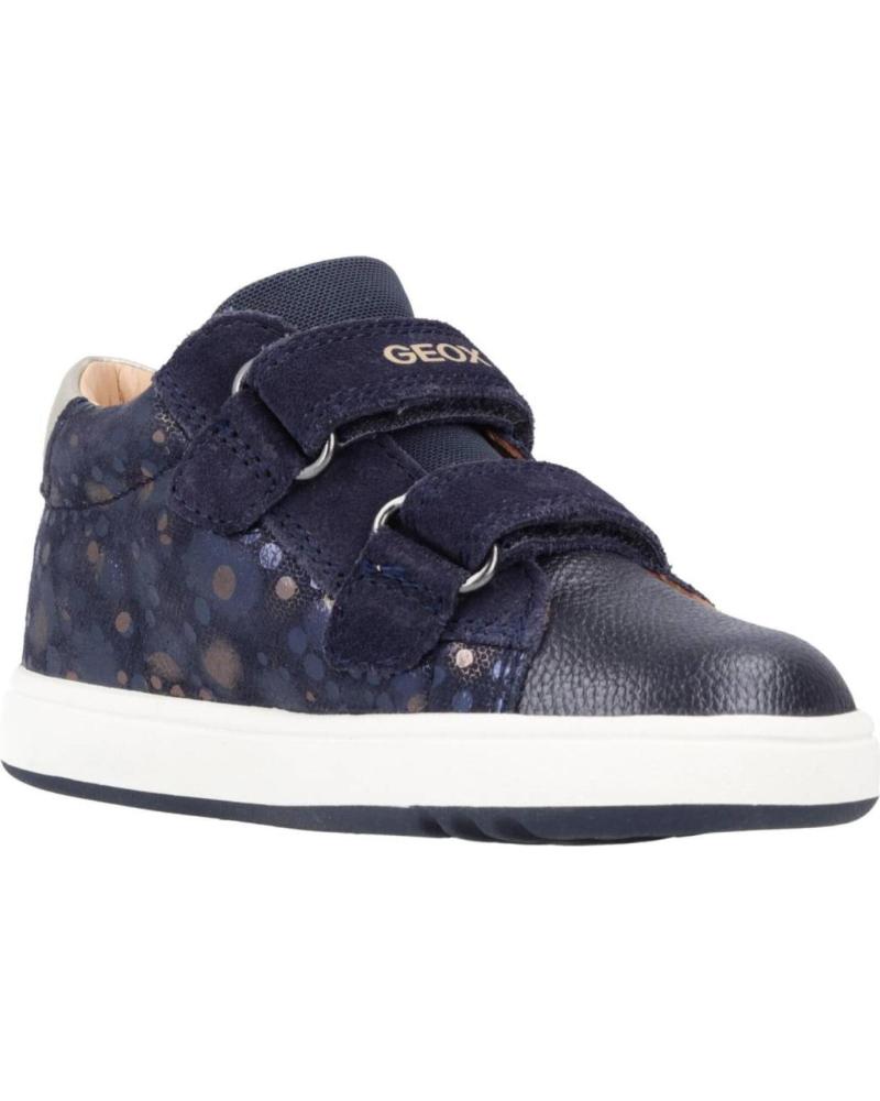 Geox B BIGLIA GIRL Roze - Gratis levering | ! - Schoenen Hoge sneakers Kind € 64,99
