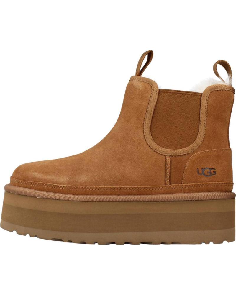Botines UGG  de Mujer W NEUMEL PLATFORM CHELSEA  MARRON
