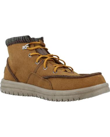 Man Mid boots HEY DUDE BRADLEY ECO MARRON CLARO