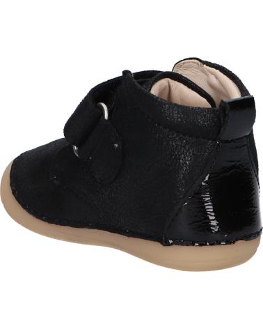 Botins de Menina e Menino KICKERS 915395-10 SABIO 81 NOIR BRILLANT