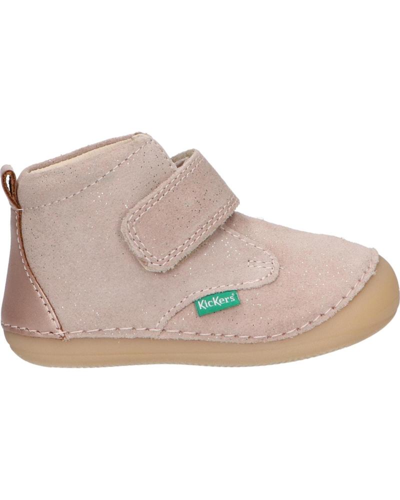 Bottines KICKERS  pour Fille et Garçon 915396-10 SABIO  113 CHAMPAGNE