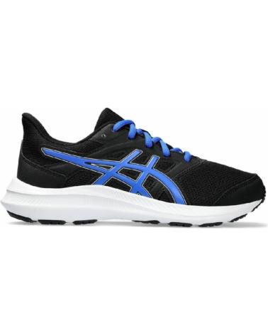 Woman and girl and boy Trainers ASICS 1014A300-005 JOLT 4 GS  BLACK-ILLUSION BLUE