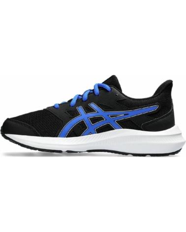 Woman and girl and boy Trainers ASICS 1014A300-005 JOLT 4 GS  BLACK-ILLUSION BLUE