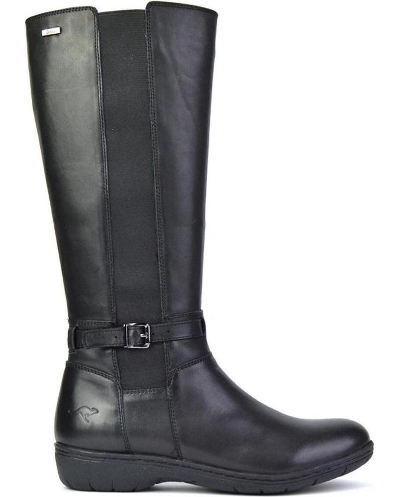 Botas KANGAROOS  de Mulher BOTA SENORA  PIEL NEGROPIEL NEGRO