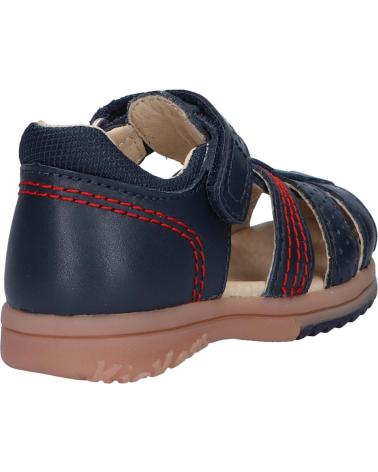 boy Sandals KICKERS 544882-10 PLATIBACK 10 MARINE