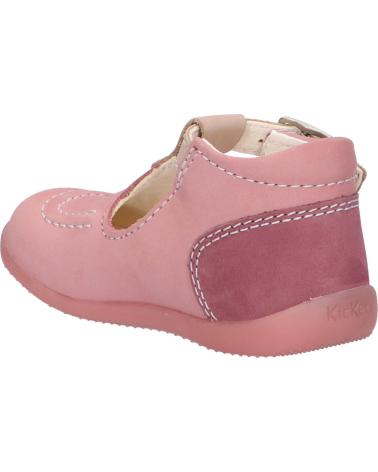 Sapatos KICKERS  de Menina 621016-10 BONBEK-2  132 ROSE TRICOLORE