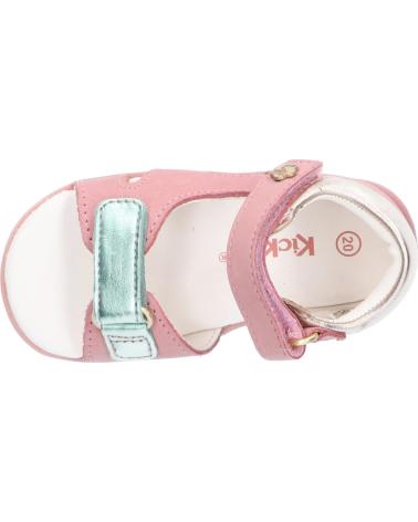 Sandalias de Niña KICKERS 696358-10 BINSIA-2 133 ROSE OR BLEU
