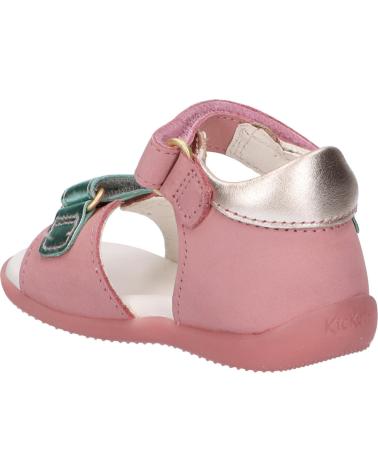 Sandalias de Niña KICKERS 696358-10 BINSIA-2 133 ROSE OR BLEU
