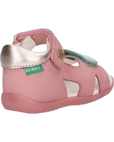 Sandalias de Niña KICKERS 696358-10 BINSIA-2 133 ROSE OR BLEU
