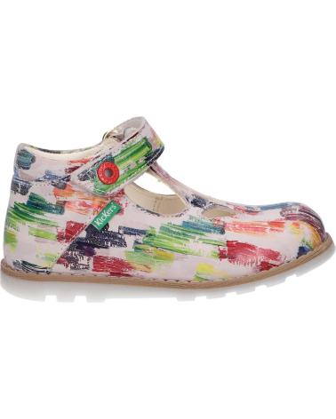 girl shoes KICKERS 785068-10 NONOCCHI  2 MULTICOLOR PAINTING